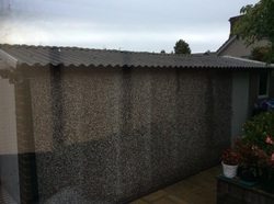apex garage roof before