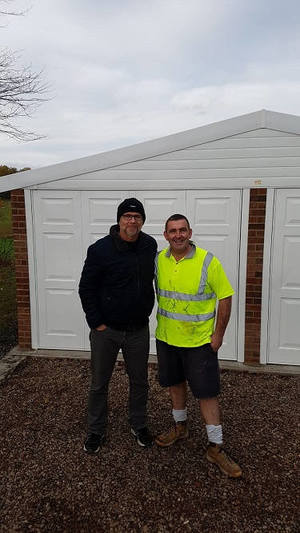 New garage with Jason Connery