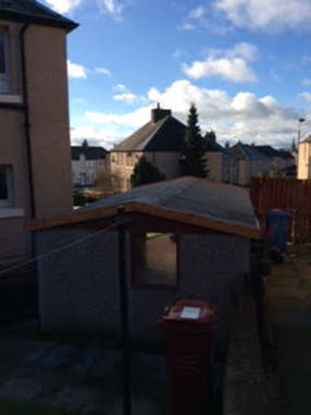 Apex garage roof panels