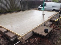 Garage Foundations laid by Garage Roof Scotland