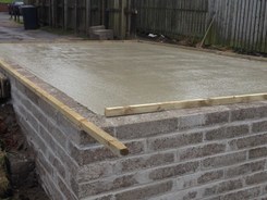 New Garage foundations