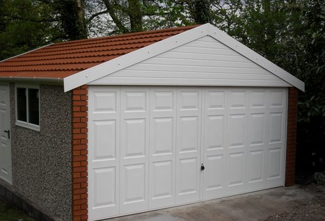 Apex Roof new garage Edinburgh