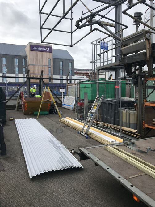 Roof sheets for garage roof replacement